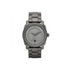 Watch strap Fossil FS4705 Stainless steel Anthracite grey 22mm